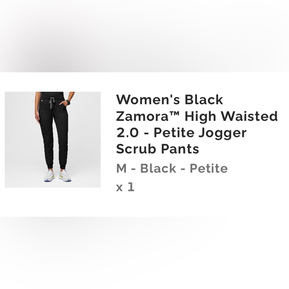 FIGS High Waisted PETITE Zamora Joggers